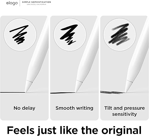 Miniatura 5 de elago Paquete de 4 puntas de repuesto compatibles con Apple Pencil Pro, Apple Pencil (1 y 2 generación) y Apple Pencil (USB-C), puntas de lápiz de