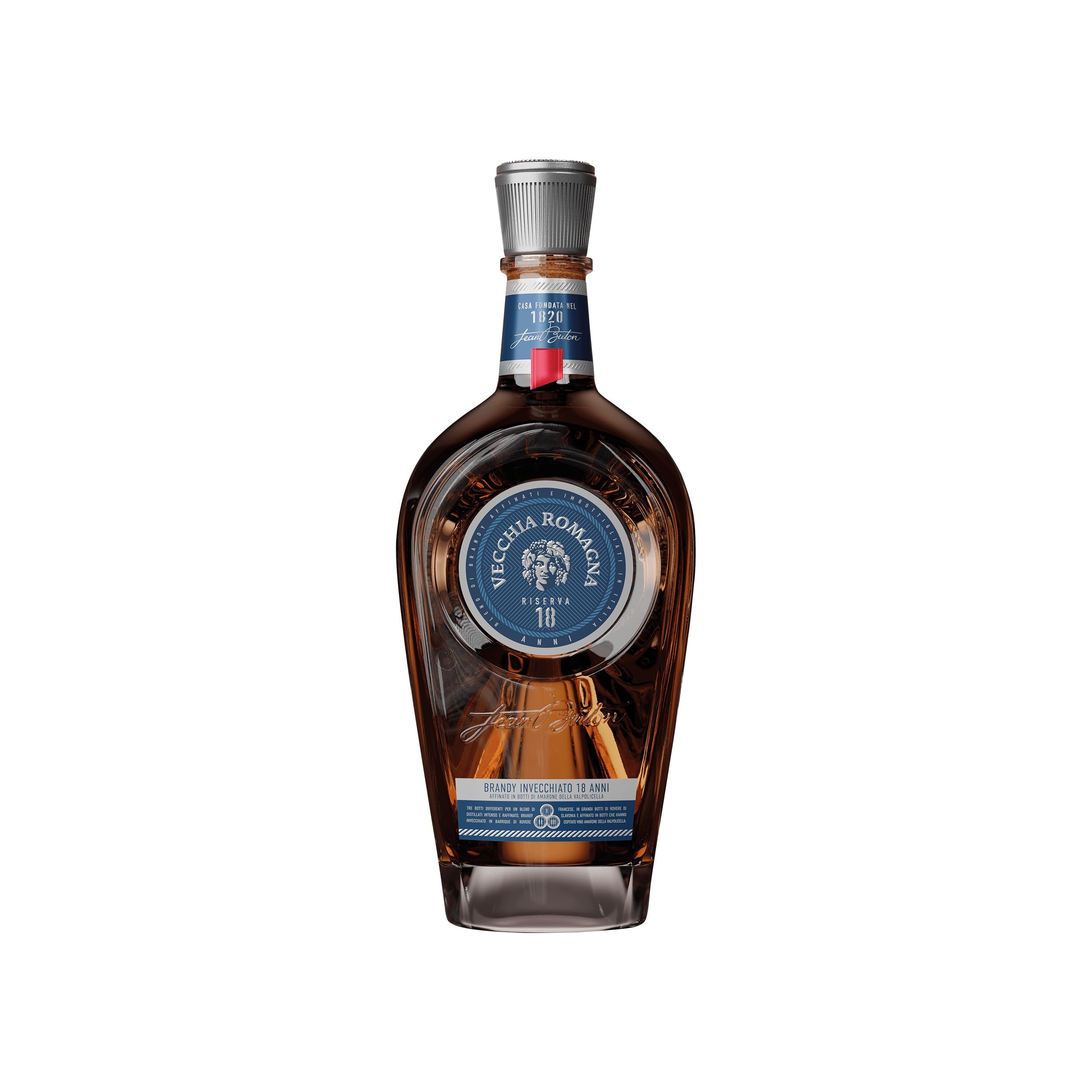 Vecchia Romagna Brandy Vecchia Riserva 18Y mild Brandy Italien inkl. Feinwert E-book (1 x 0.7 l)