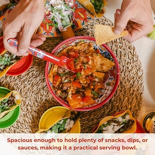 Miniatura 6 de Prepara Tazón para taco, rojo, 6 pulgadas