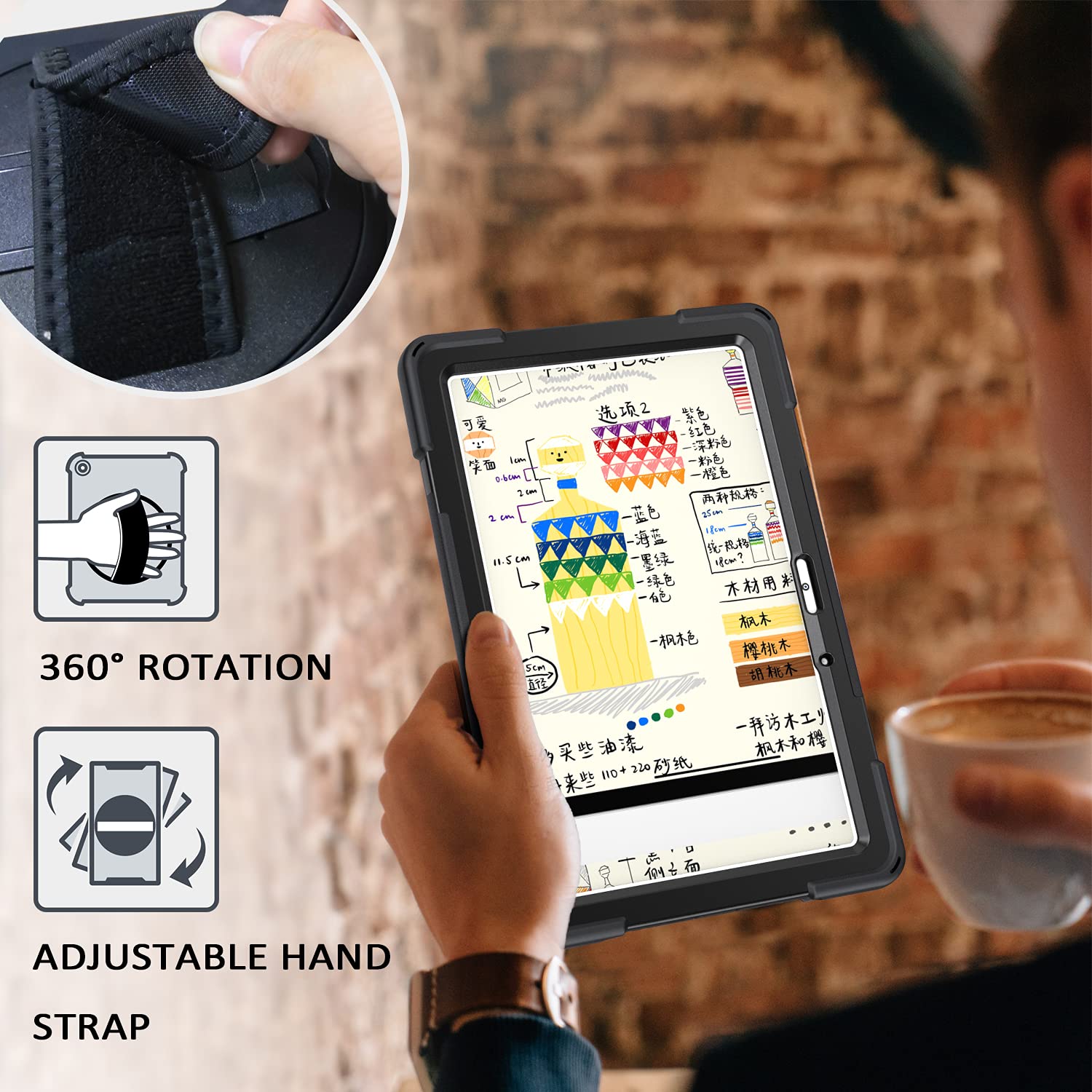 TEKNET Case Para Huawei Matepad 10.4 Funda Resistente A Golpes Con