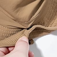 Vista 7 de CLAPE Sombrero de pescador para exteriores, impermeable, UPF 50+, ala Boonie para mujeres y hombres, ligero para senderismo, safari, sombrero
