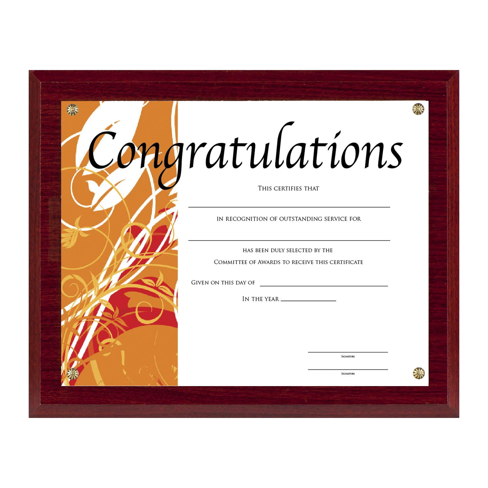 Pinnacle Frames and Accents Wall Frame, Brown