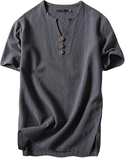 Henry Cotton's T-Shirt Uomo 3 Pezzi Maglietta Intima Corta Scollo V Cotone HC/P5 (Nero, 4°/M