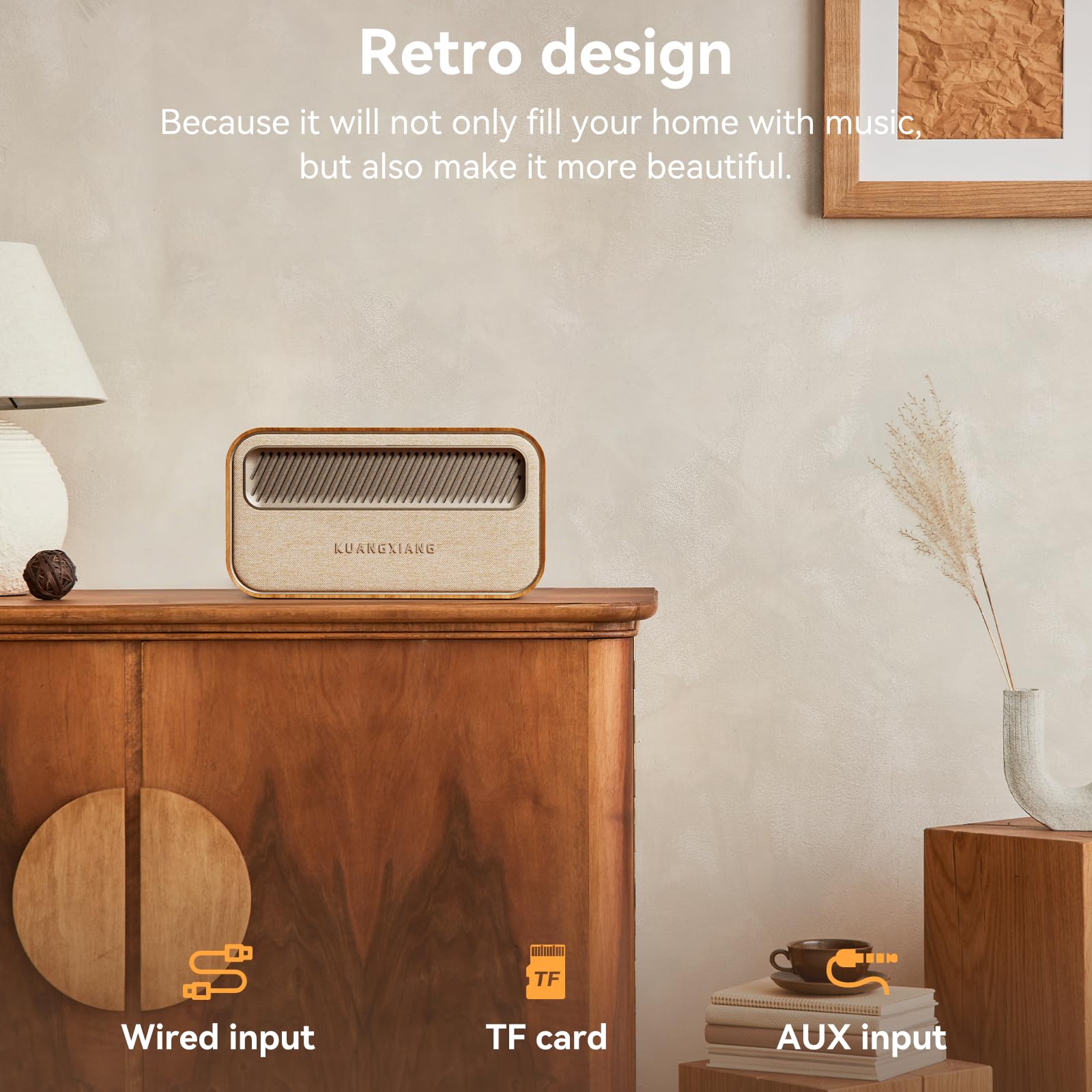 Altavoz Bluetooth, sistema de música Bluetooth con dos Altavoces de 45 W