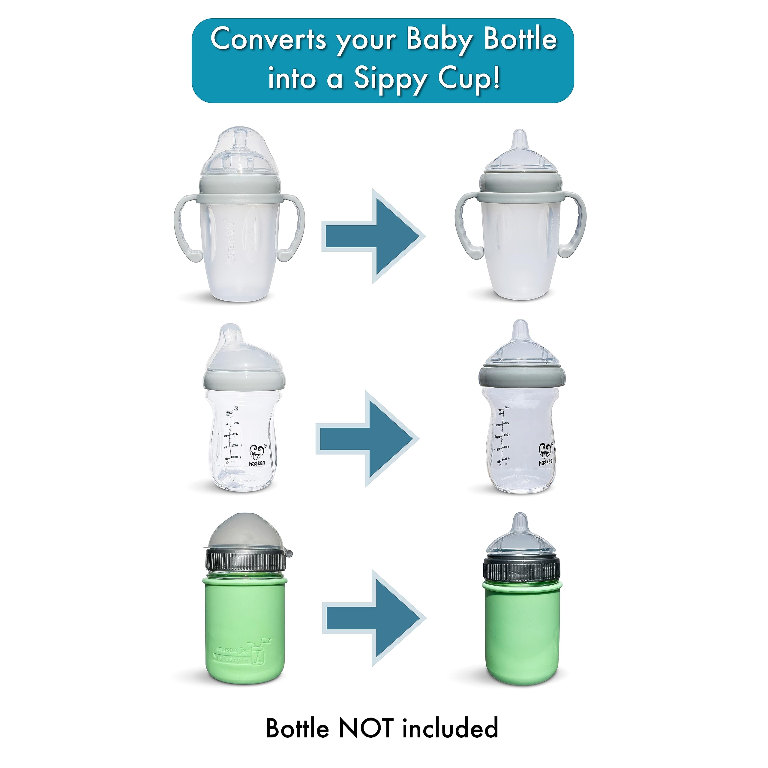 Comotomo Sippy Spout Nipples (4-Pack) Leak-Proof Silicone