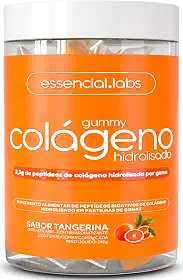 GUMMY de COLÁGENO VERISOL® com 2,5g de Peptídeos Bioativos por Gummy e Tecnologia Alemã - 30 Doses - Sabor Tangerina