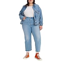 Levi's Ribcage Straight Ankle Jeans, Light Indigo Worn In