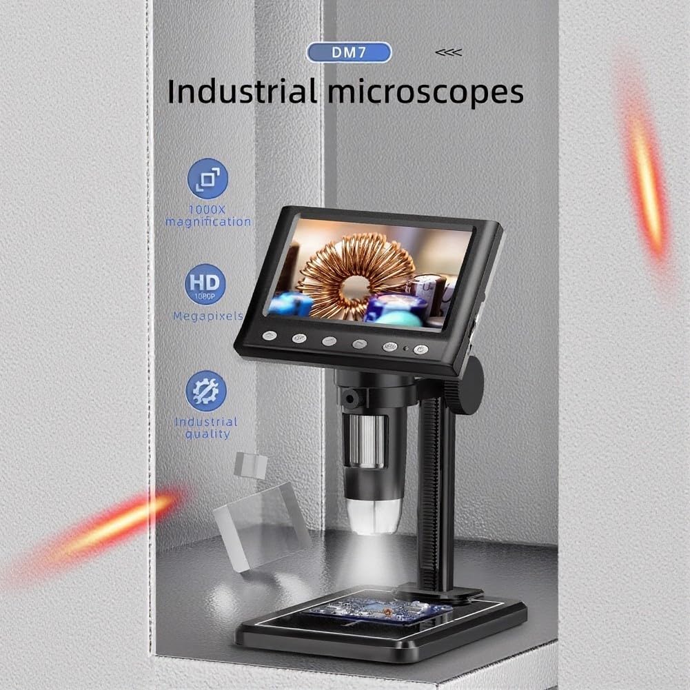 Microscopio Industriale Metallo 4.3" per Riparazioni