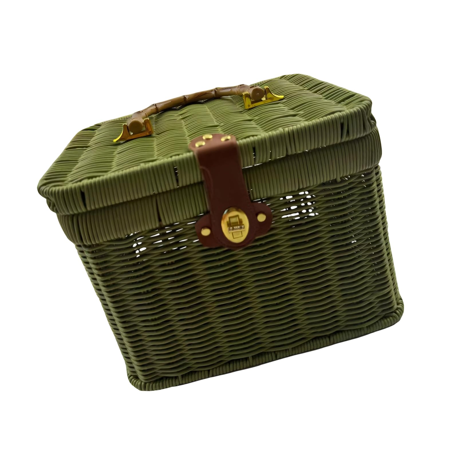 Zxfdsfdbnm Decorative Handwoven Basket Storage Container with Handle Great for Organizing Clothes Books and Toy Portable Storage Container for Home