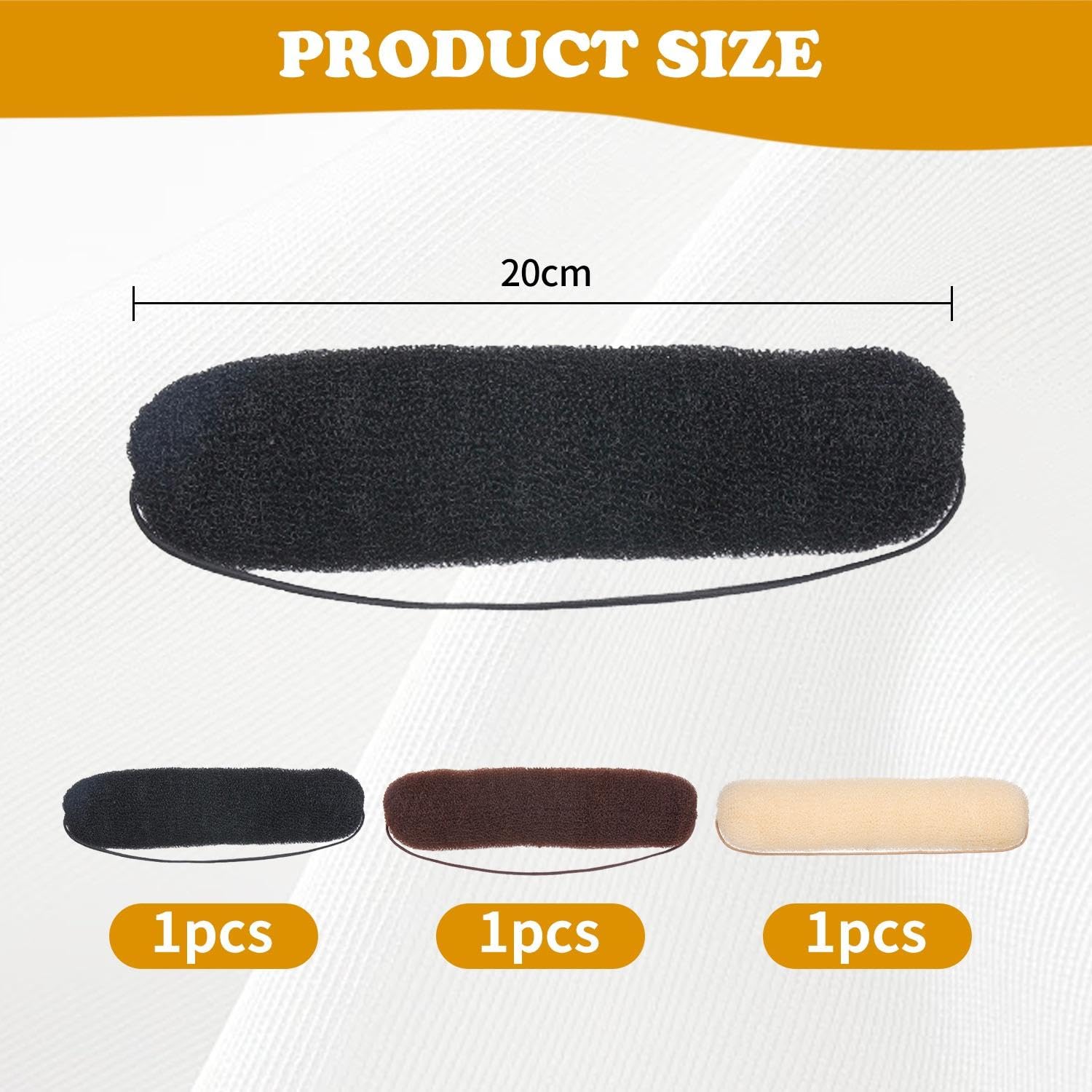 3 Pieces Of Hair Styling Tools, Elastic Rope Hair Accessories, Hair Styling Tools, Hair Fixing Accessories, Reusable - Image 2