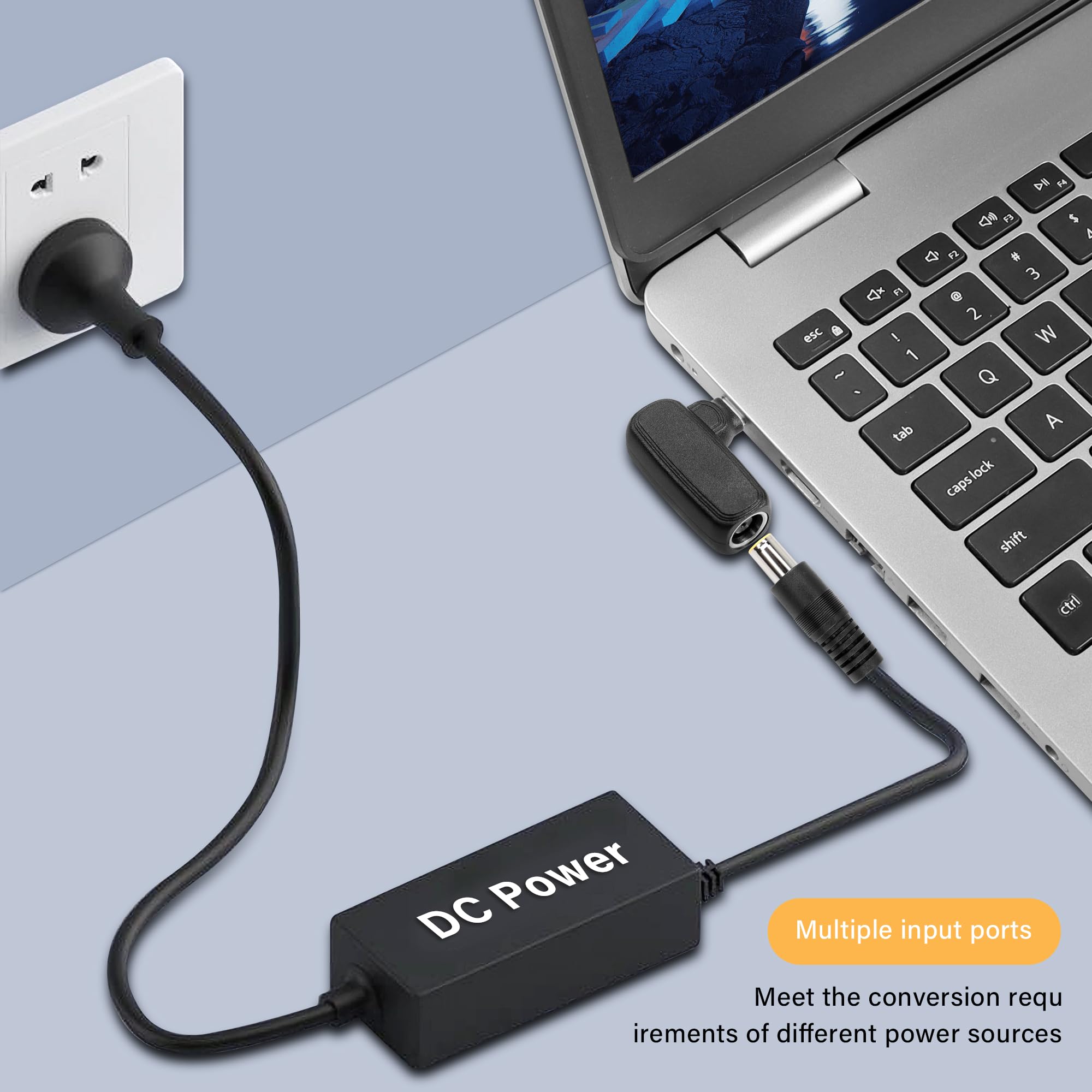 Adaptateur De Charge USB-C Vers DC 7.4 X 0.6mm - Marque Avizar - Noir - Universel