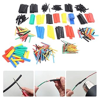 Insulation Protection Heat Shrink Tube, Heat Shrink Tube, Strong Durability Heat Shrink Tubing, High Toughness for Cable Bonding Electrical Insulation