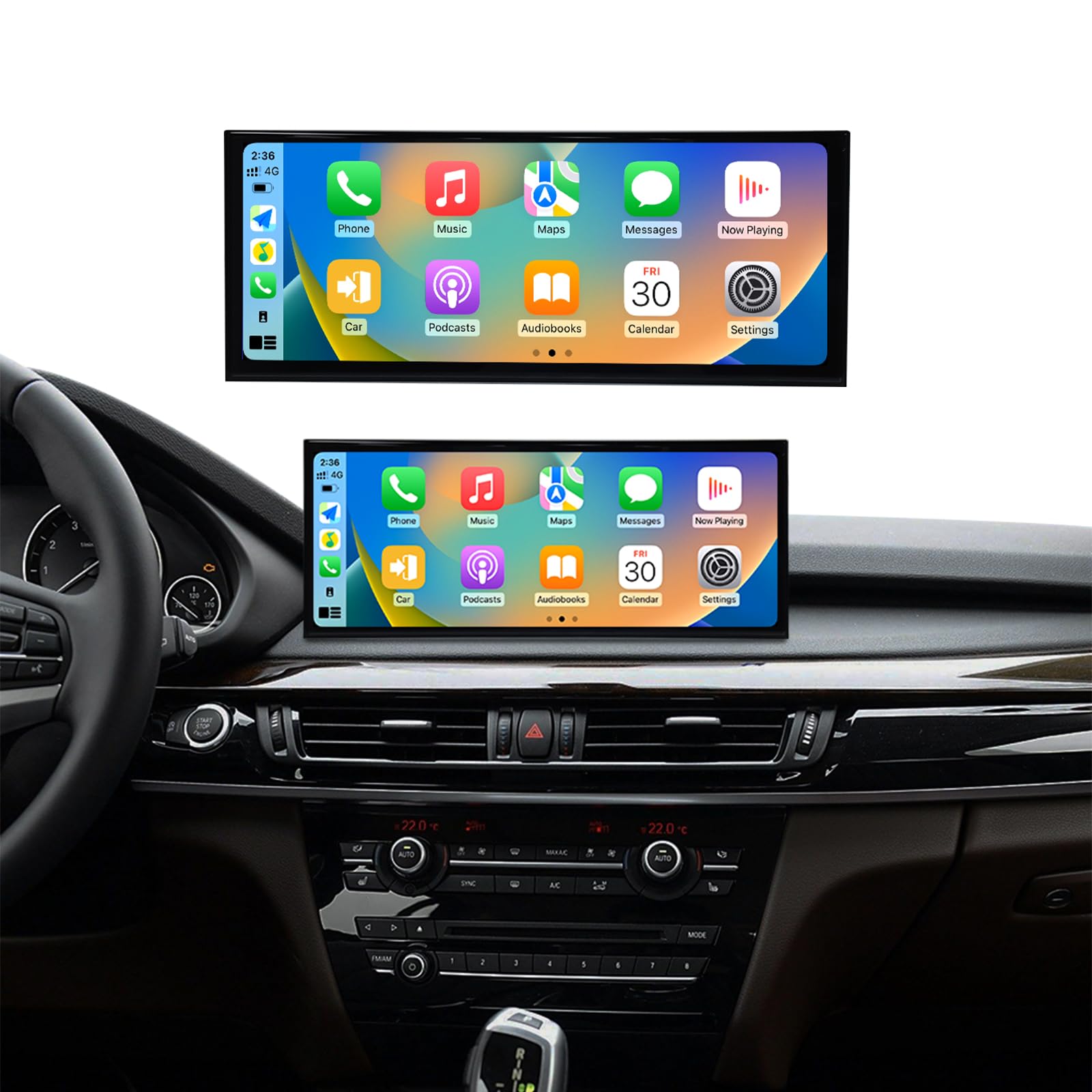 15.8 Inch Android 14 Radio for BMW X5 X6 2014-2018 NBT System, Touch Screen Stereo Upgrad…