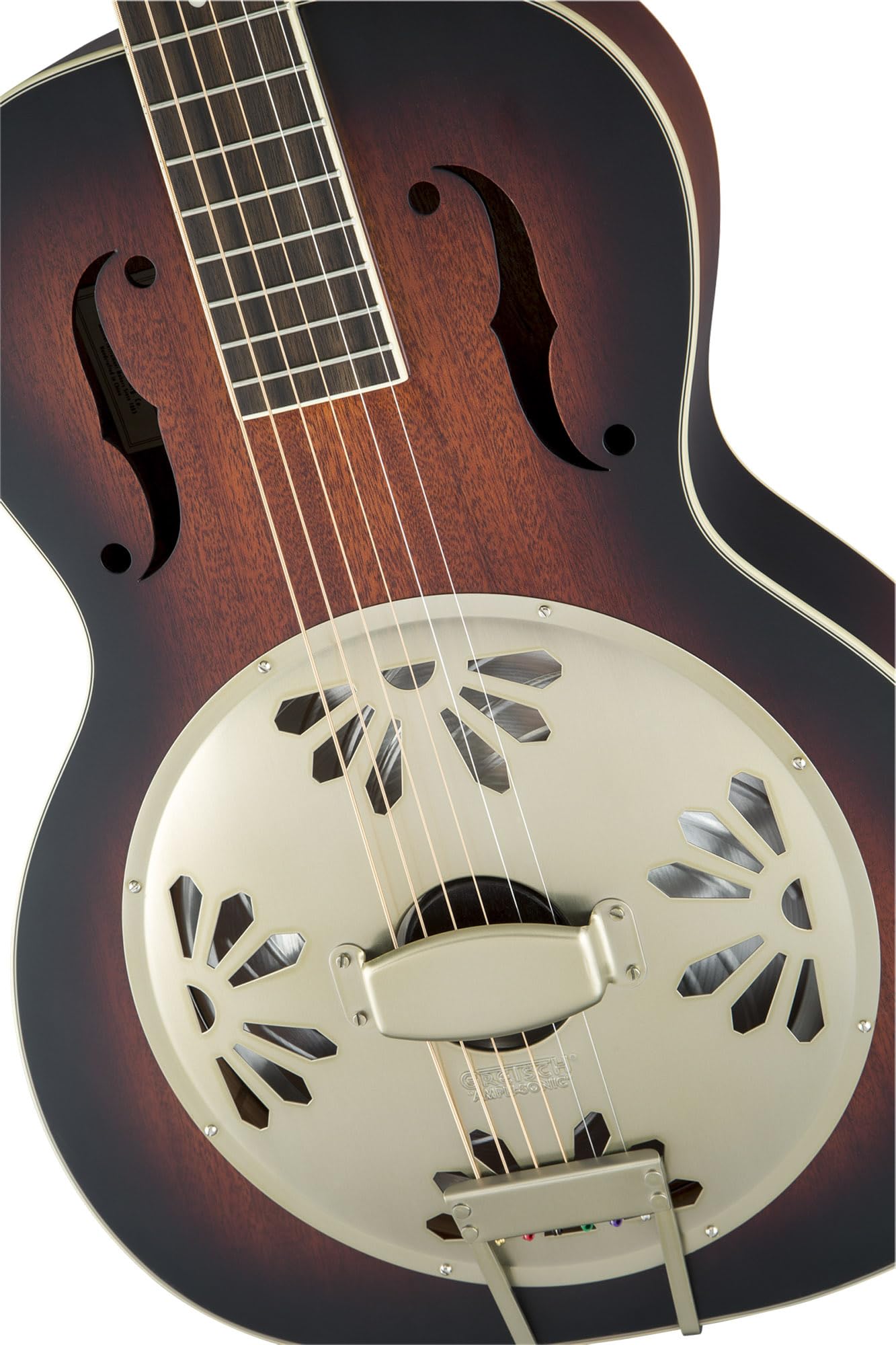 Gretsch G9240 Alligator Round-Neck Biscuit Cone Resonator (Sunburst) - Chitarra resofonica
