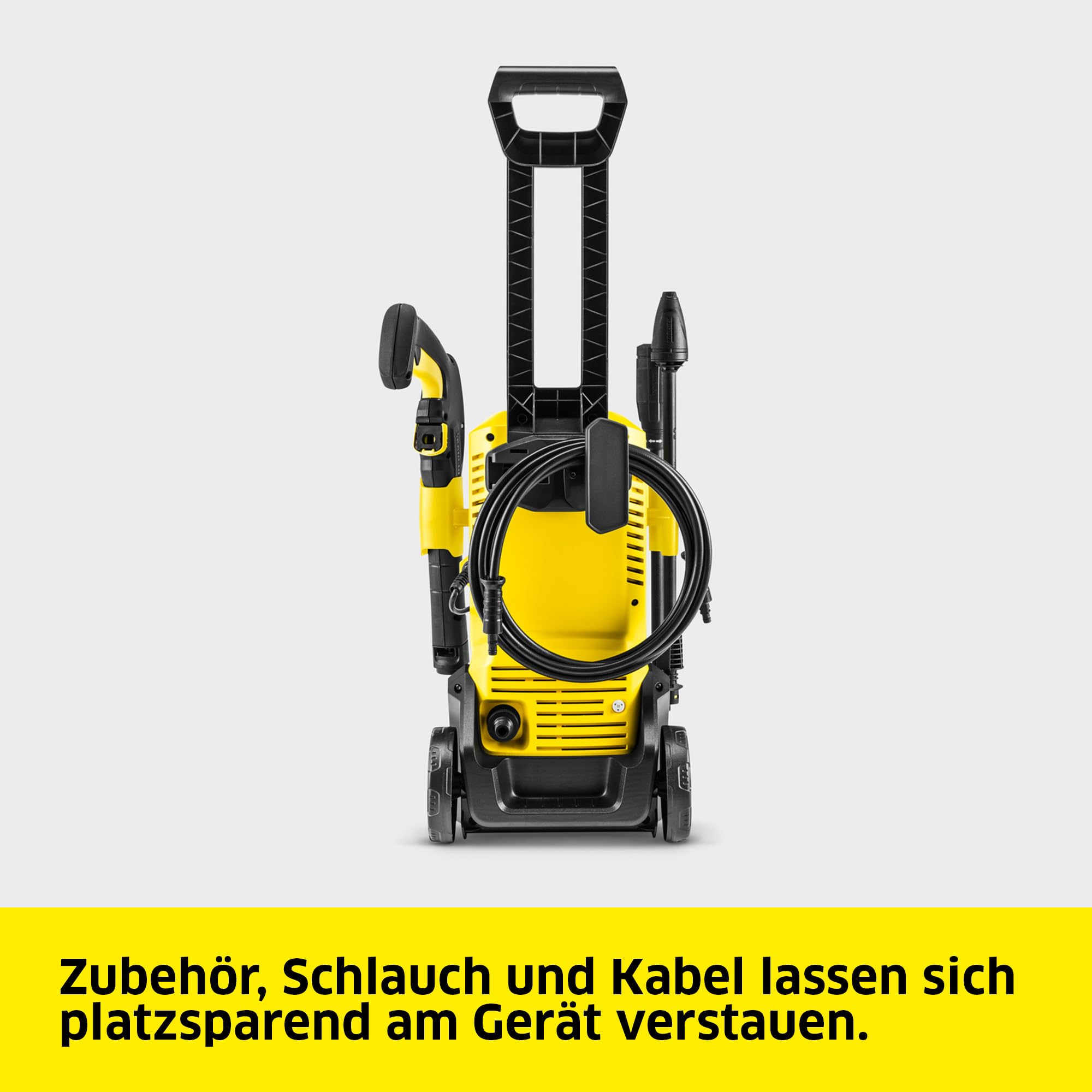 Kärcher Hochdruckreiniger K 3 FJ Home, Druck: max. 120 bar, Inkl. Schaumdüse für gut haftenden Schaum und höchste Schmutzlösekraft & HomeKit, gelb