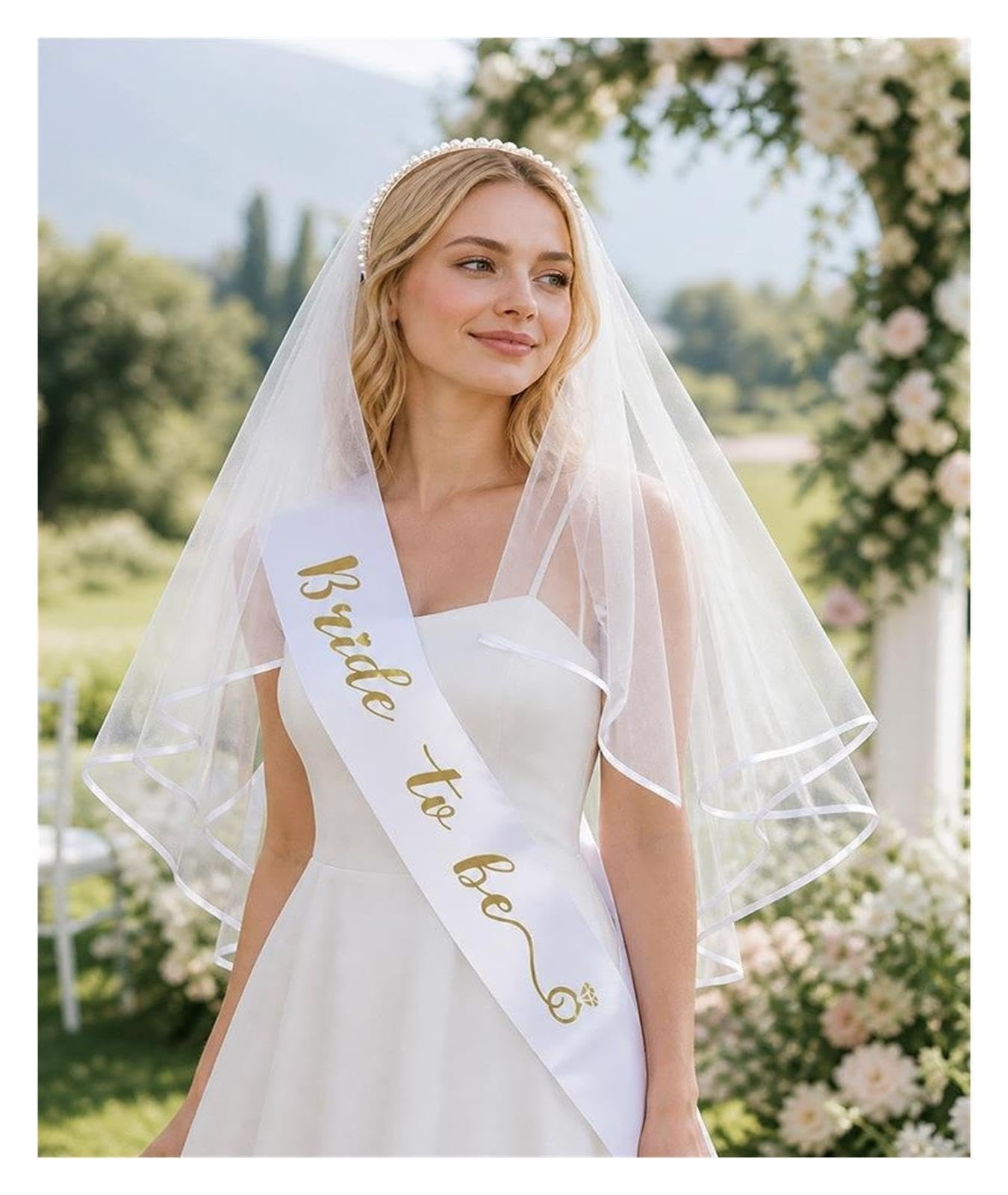 velo de novia Velo de novia diadema con perlas y tirantes grabados en oro