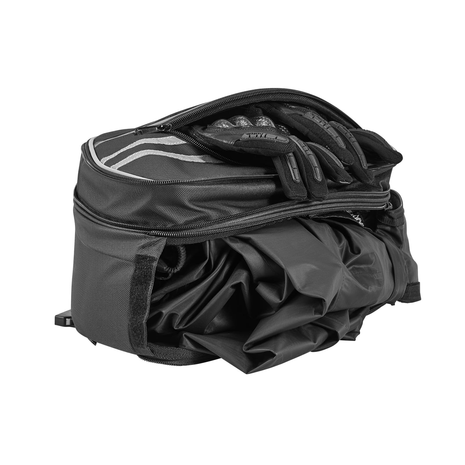 VEVOR Motorrad-Satteltasche, 15 L x 2 große Kapazität, Seitensatteltasche mit wasserfester Regenhülle & Gurten, kompatibel mit den meisten Motorrädern, Gepäckaufbewahrungstasche Motorradgepäck