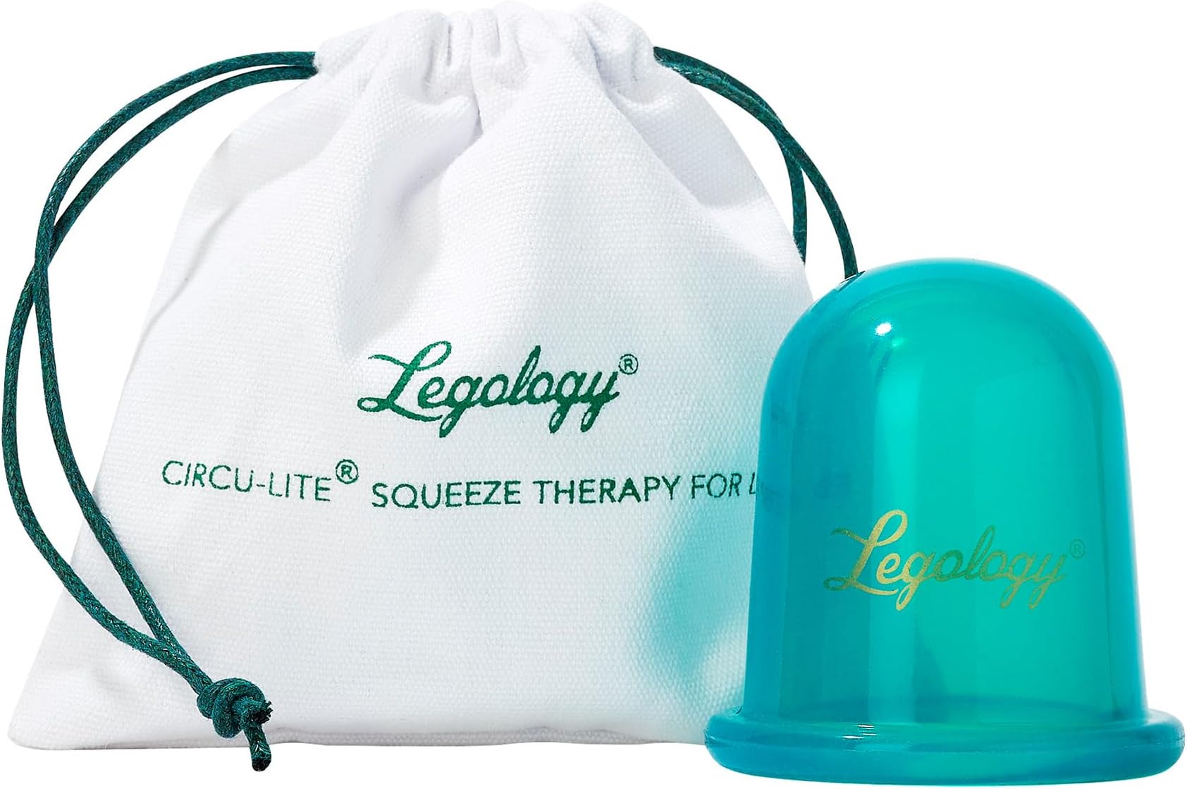 Legology Cellulite Cup, Circu-Lite Squeeze Therapy For Legs - Promotes Deep Drainage, Circulation, Skin Firmness, Tone & Cellulite Reduction
