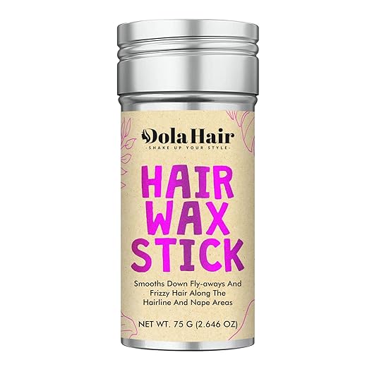Dolahair Hair Wax Stick - Flyaway Control and Styling Pomade for Kids, Women, and Men - Hair Bun Maker and Accessorie (1 Pack of Wax)
