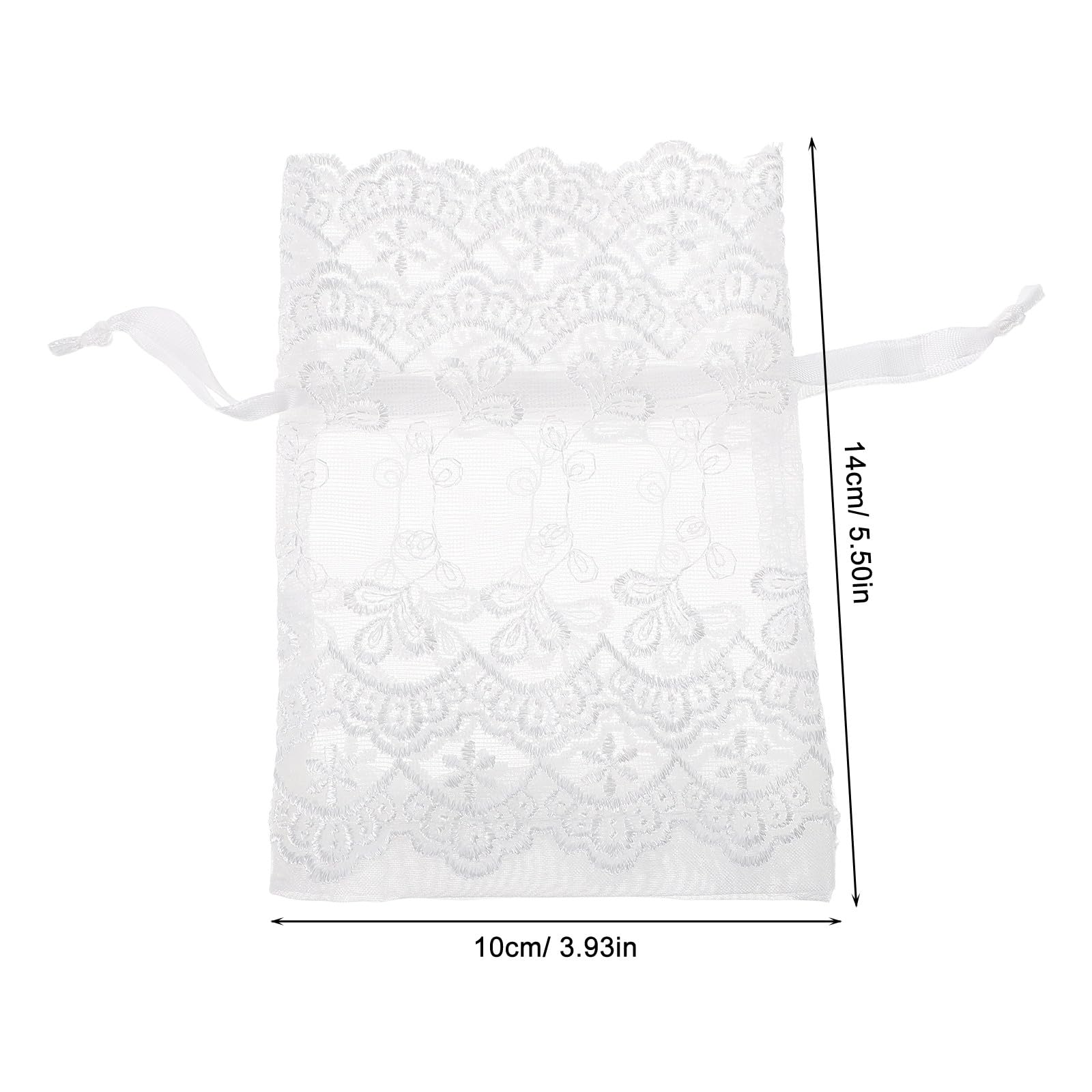 Kichvoe 25 Stück Weihnachts-Organza-Geschenkbeutel: Netz-Kordelzug für Weihnachts-, Hochzeits- und Partygeschenke, Schmuck, Süßigkeiten, Leckereien – Hochzeitsgeschenke