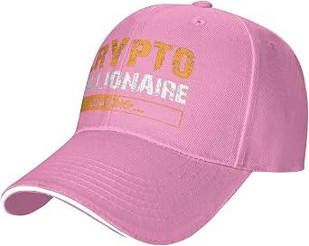Crypto Millionaire Loading Baseball Cap Men Women - Classic Dad Hat Adjustable Plain Hat