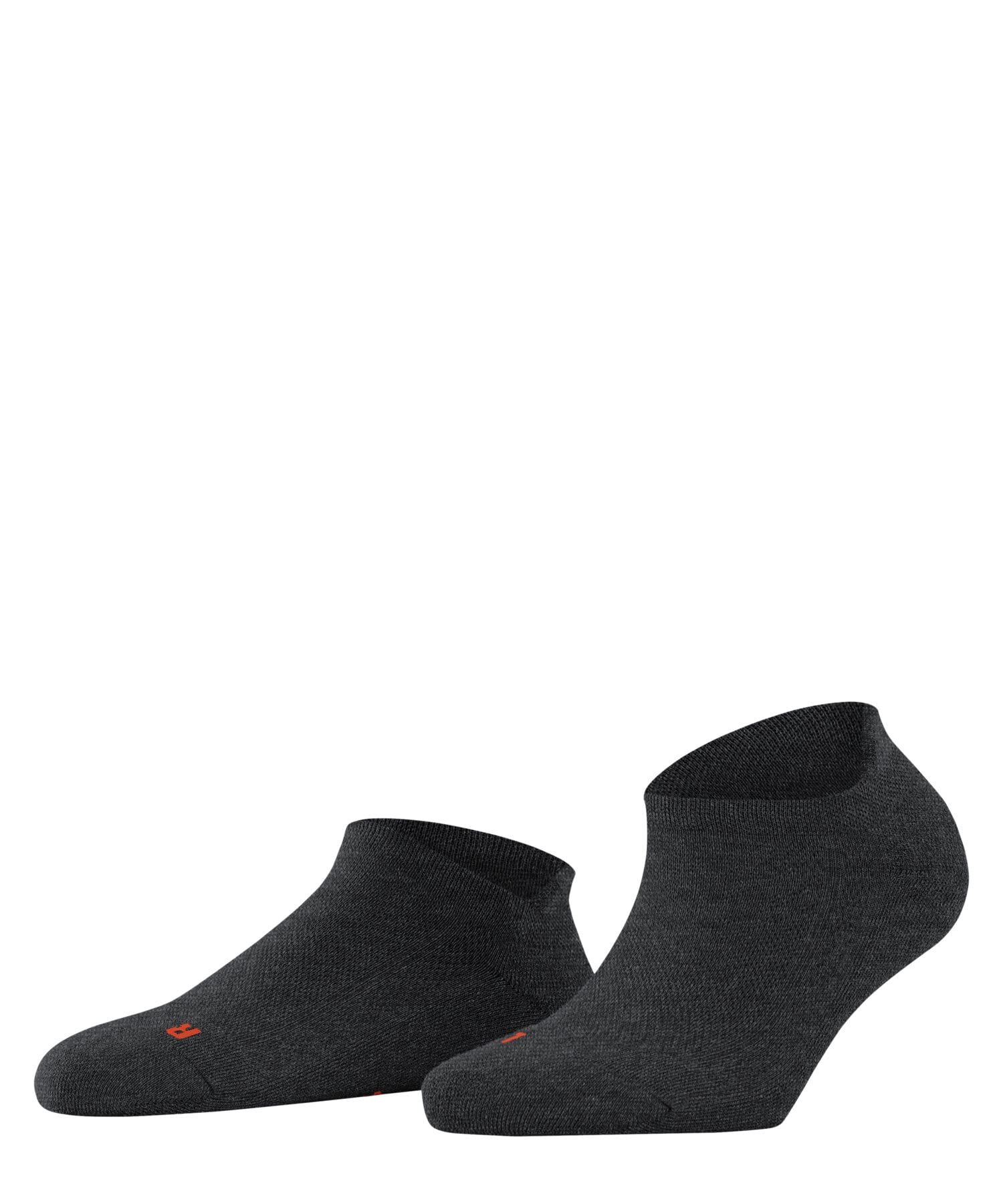 FALKE Women's Cool Kick Sneaker W Sn Soft Breathable Quick Drying Low-Cut Plain 1 Pair Trainer Socks, Grey Dark 3970-O, 2.5-3.5