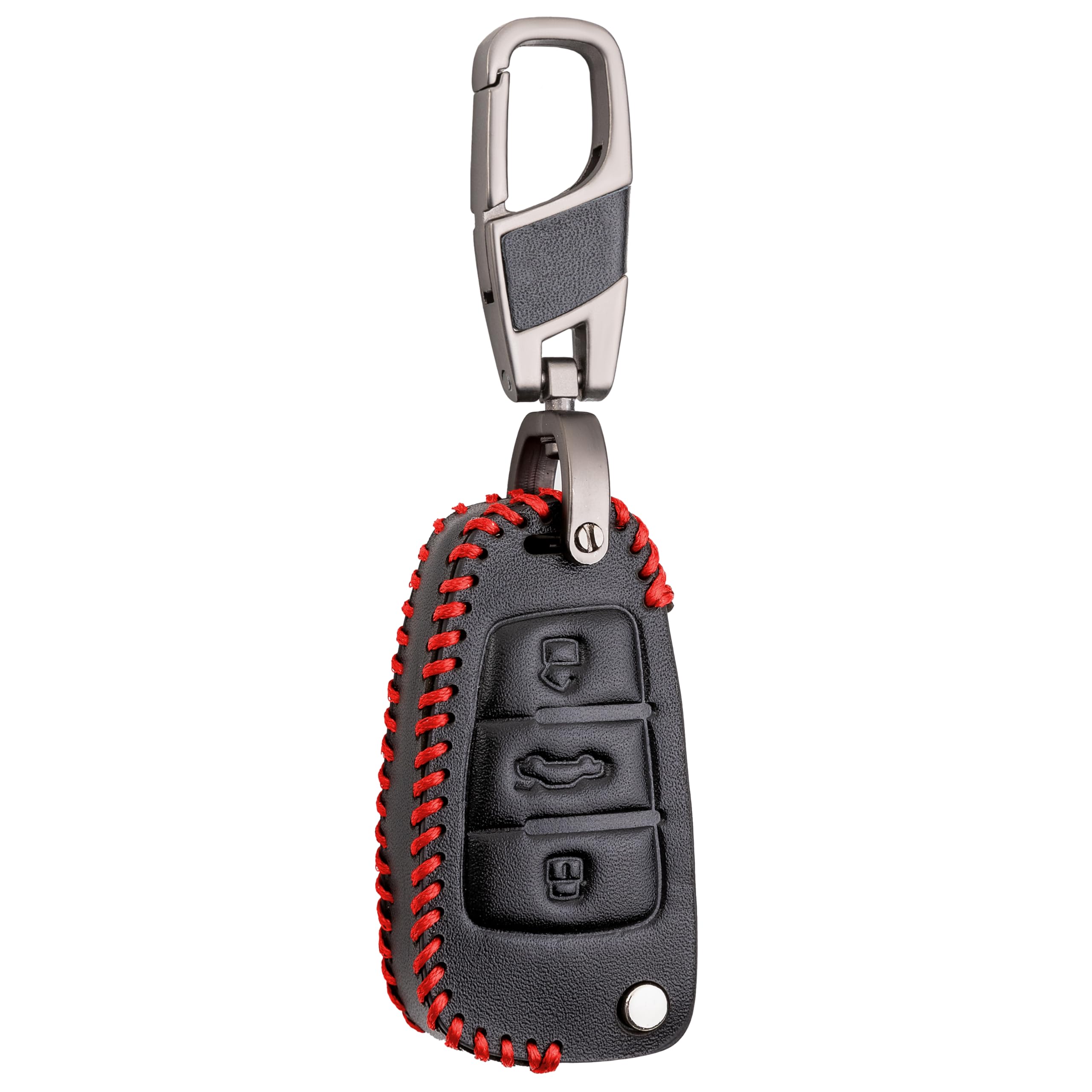 Alisveristime Deri Anahtar Kılıfı (Audi Q3, Q5, A3, A5, A6 C5, A4 B6 B7 B8, TT 80 ile Uyumlu)
