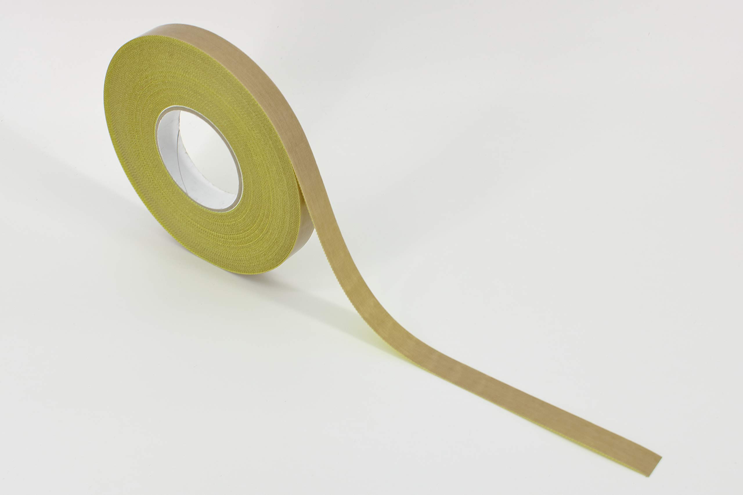 Teflonband für Vakuumgeräte, Hochtemperaturband (PTFE Klebeband) 30m braun Stärke 0,13 mm Breite 20 mm (verschiedene Größen)