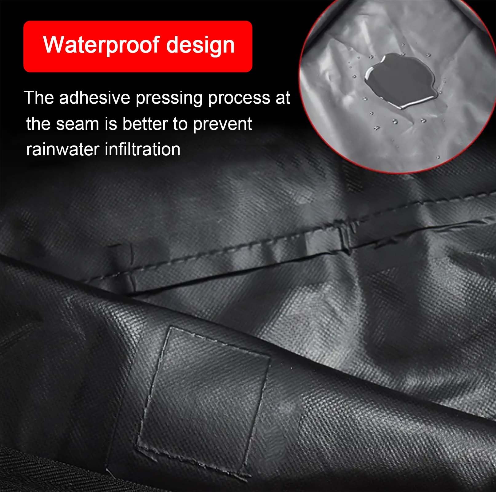 Borsa da tetto per auto, impermeabile, universale, con cinghie rinforzate, borsa per riporre oggetti, adatta per tutti i veicoli con portapacchi