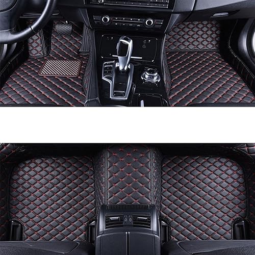 Miniatura 10 de Alfombrillas de coche para Nissans Navara D22 2002-2013 Frontier Accesorios Alfombras (Color LHD 3 piezas rojo)