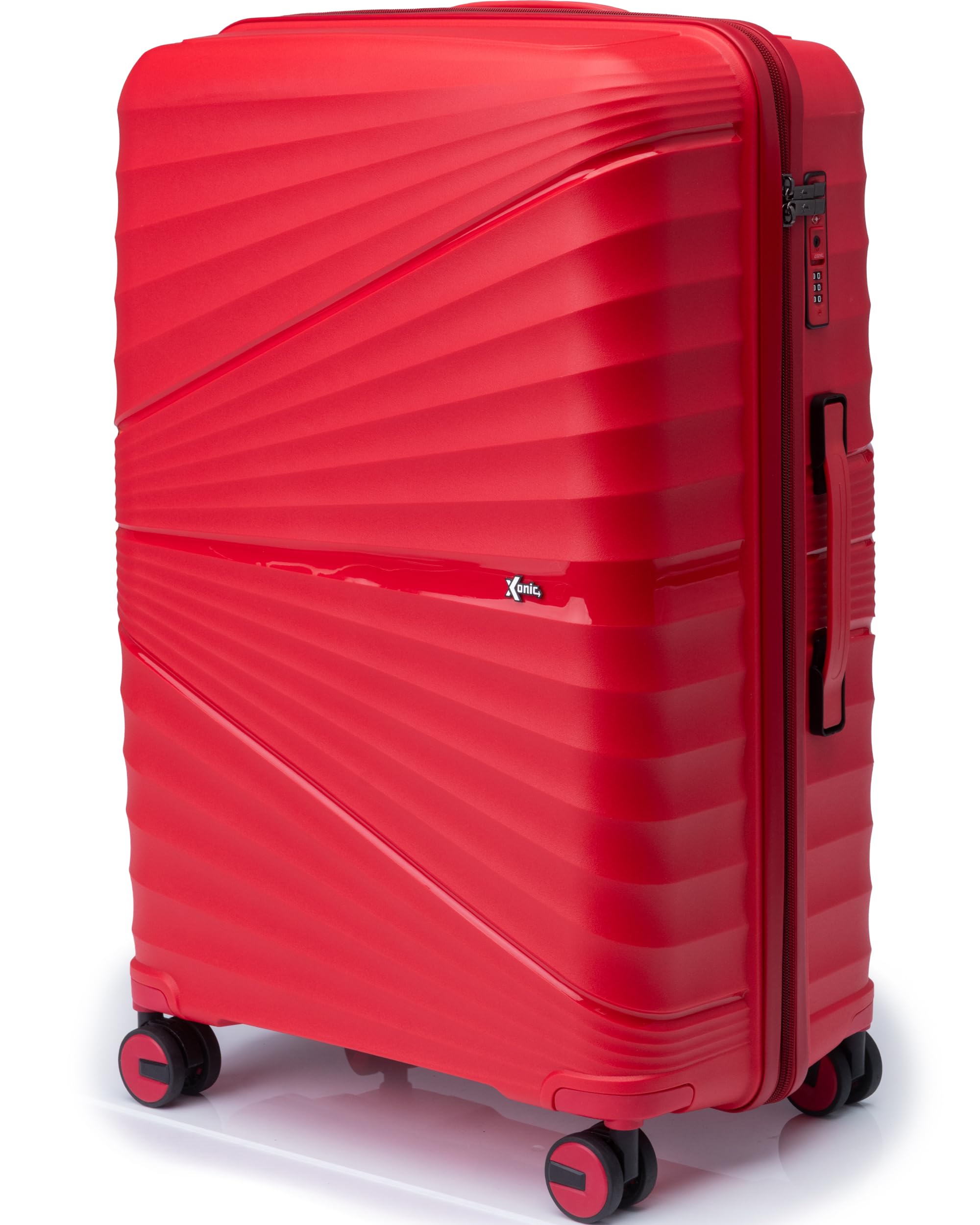 Xonic® Hartschalenkoffer Serie aus Polypropylen mit 360° Doppelrollen & TSA-Schloss – Reisekoffer in verschiedenen Größen & Farben
