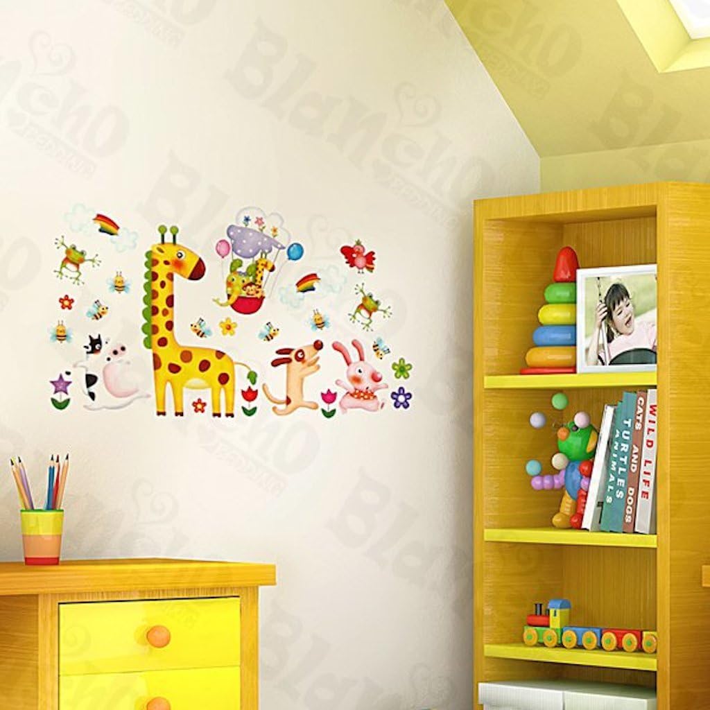 Fun Zoo Wall Decals Stickers Appliques Home Decor Tools
