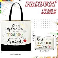 Vista 4 de eacher Bolsa de supervivencia para profesores, bolsa de cosméticos para profesores, bolsa de regalo de graduación para mujer 2 Pcs, with Makeup
