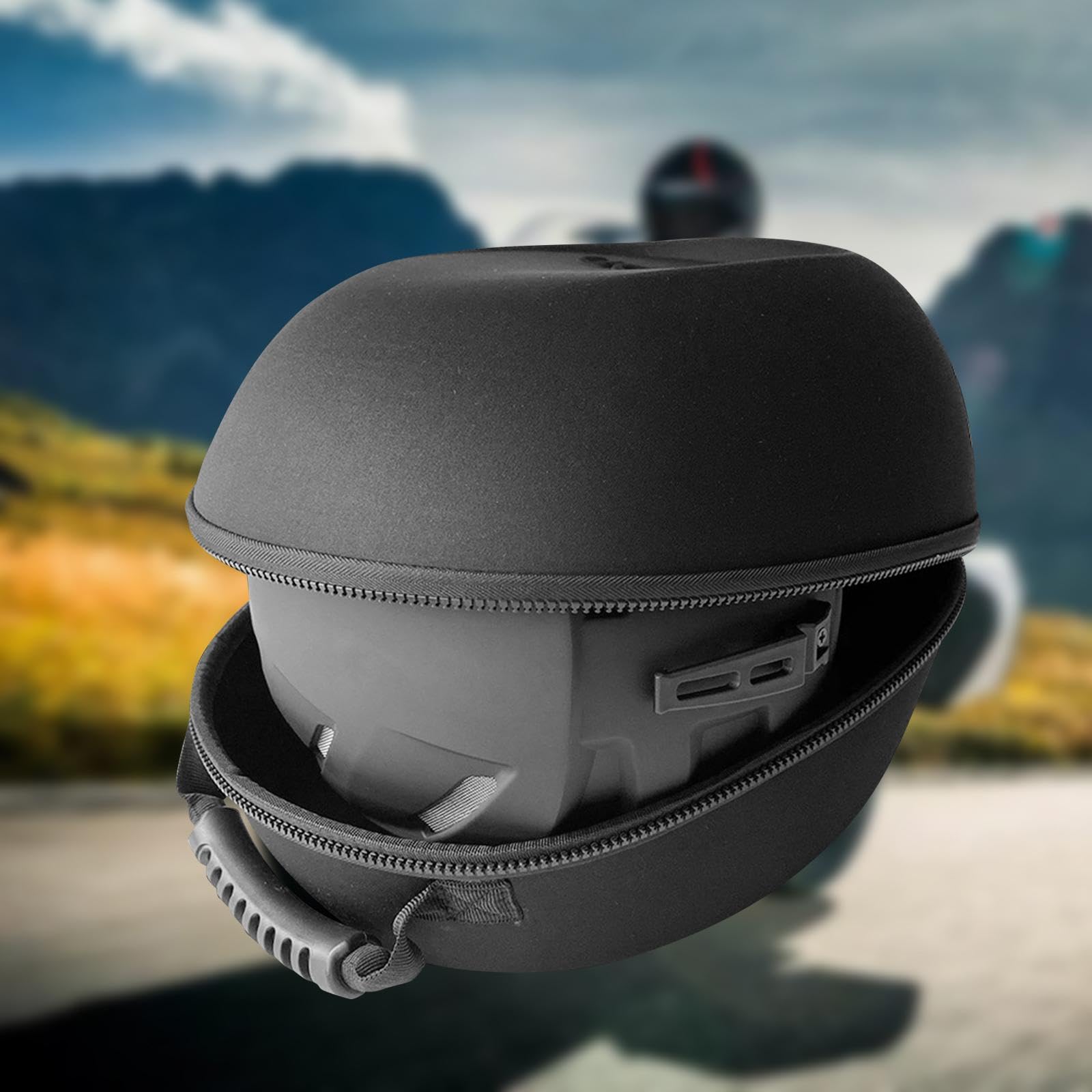 Helm-Aufbewahrungstasche mit Griff, staubdicht, großes Fassungsvermögen, leicht, Motorhelm-Mütze, Reithut-Tasche für Reitsport
