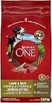 Purina ONE Dry Dog Food, Microbiome Balance Lamb & Rice - 3.63 kg Bag (1 Pack)