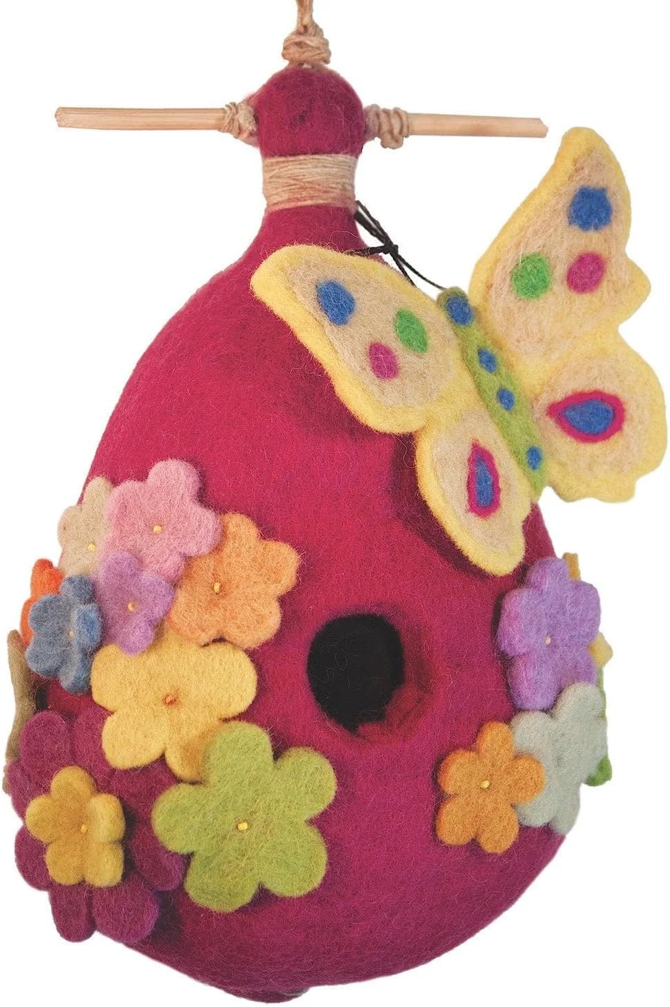 DZI Handmade Designs DZI484041 Butterfly Felt Birdhouse