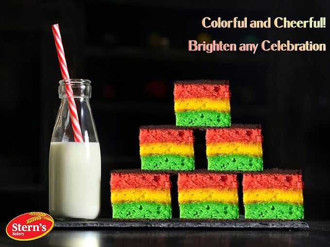 Rainbow Cookies - 12 Unidades - Stern's Bakery miniatura 7