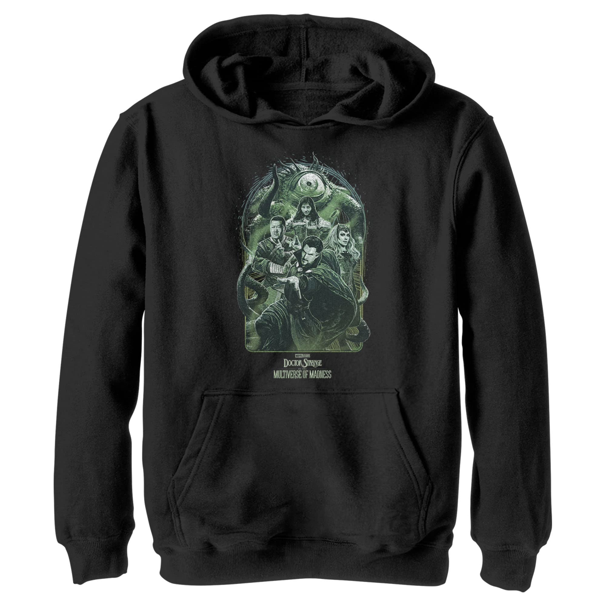 Marvel Strange Group bluza chłopięca z kapturem, czarny, XL