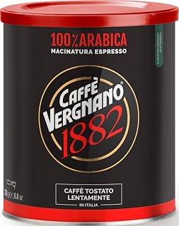 Caffe Vergnano Ground Coffee, 100% Arabica Espresso, Medium Roast, 8.82 oz