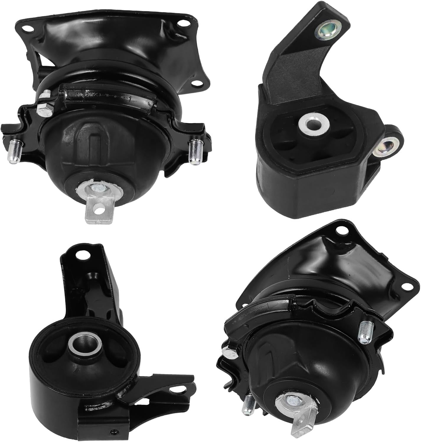 4pcs Engine Motor Mount & Transmission Mount, for Honda Odyssey 3.5L 5 Speed Auto Trans (2011-2013), Replace# A4575EL A4587 A65017EL A65015