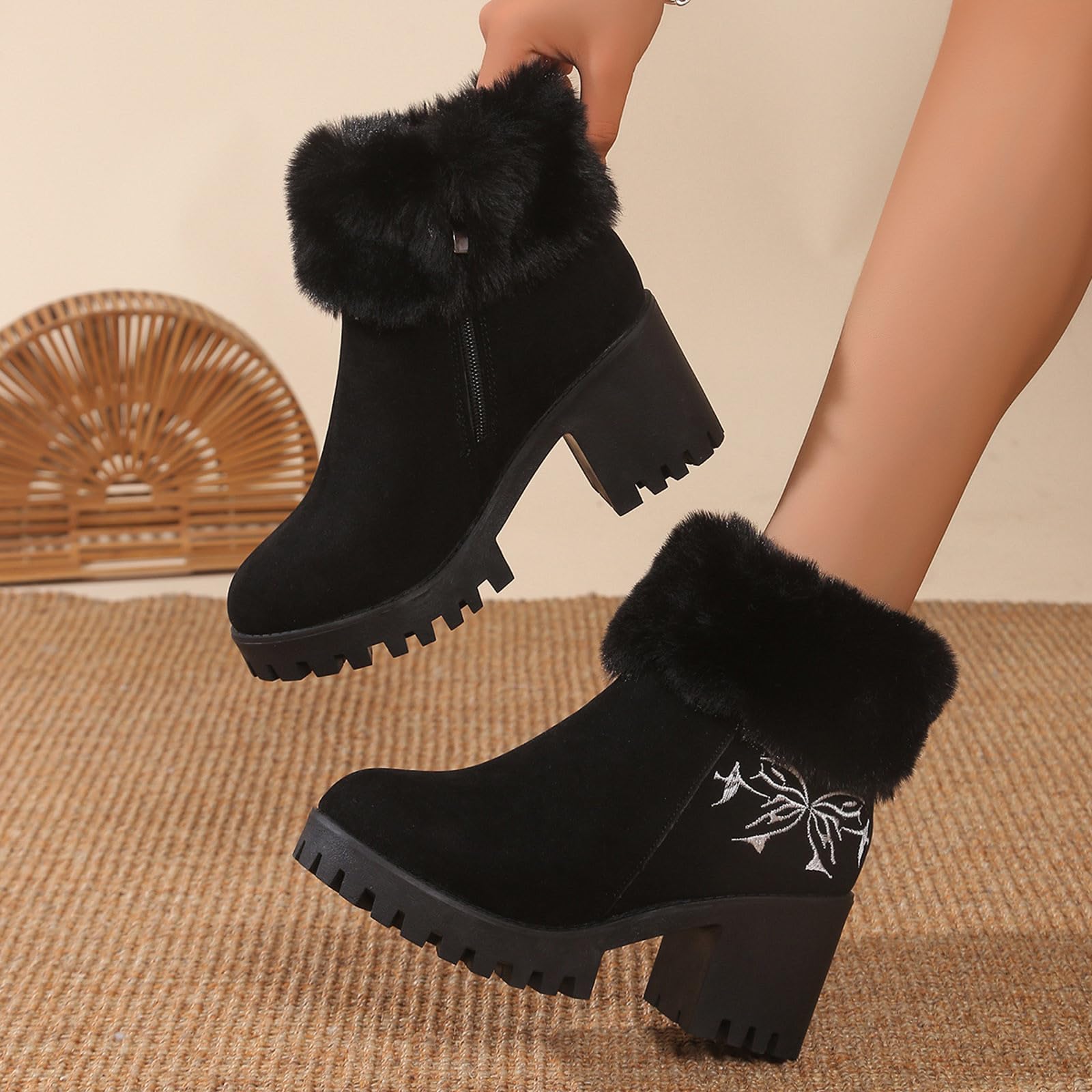 Stivaletti da Neve Donna Morbido Suola Comfort