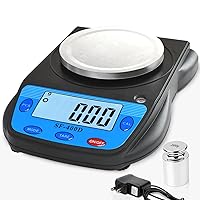Vista 1 de Báscula digital científica de 21.16 oz x 0.00 oz de equilibrio de laboratorio de 6 unidades de precisión báscula electrónica de laboratorio química
