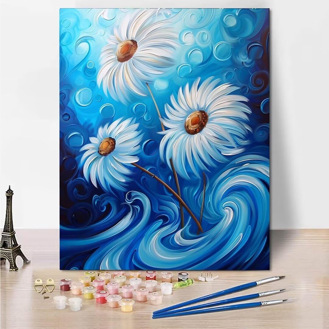 RNXAOPEN Dipingere con i Numeri Bambini, Passatempo per Adulti Kit Lavoretti Creativi per Bambini, Paint by Numbers Idee Regalo Bambina Bambino, Giochi Creativi Giochi Bambina name 70x95cm 3604-E