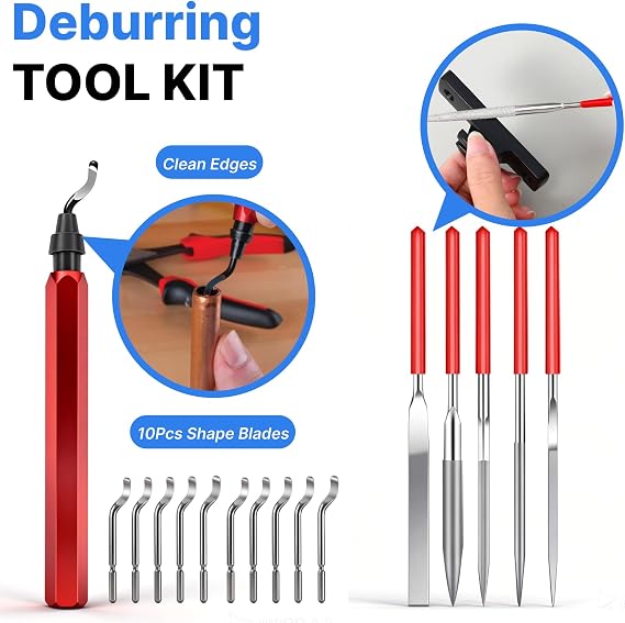 3D Printer Tools Kit,40Pcs 3D Printer Accessories for FDM Printers,Includes Removal Scrapers,Deburring & Finishing Tools,Sanding Sponges,Nozzle Cleaner, Metal Files,Brushes and Engraving Knife