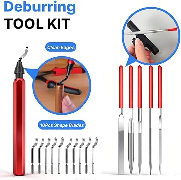 3D Printer Tools Kit,40Pcs 3D Printer Accessories for FDM Printers,Includes Removal Scrapers,Deburring & Finishing Tools,Sanding Sponges,Nozzle Cleaner, Metal Files,Brushes and Engraving Knife