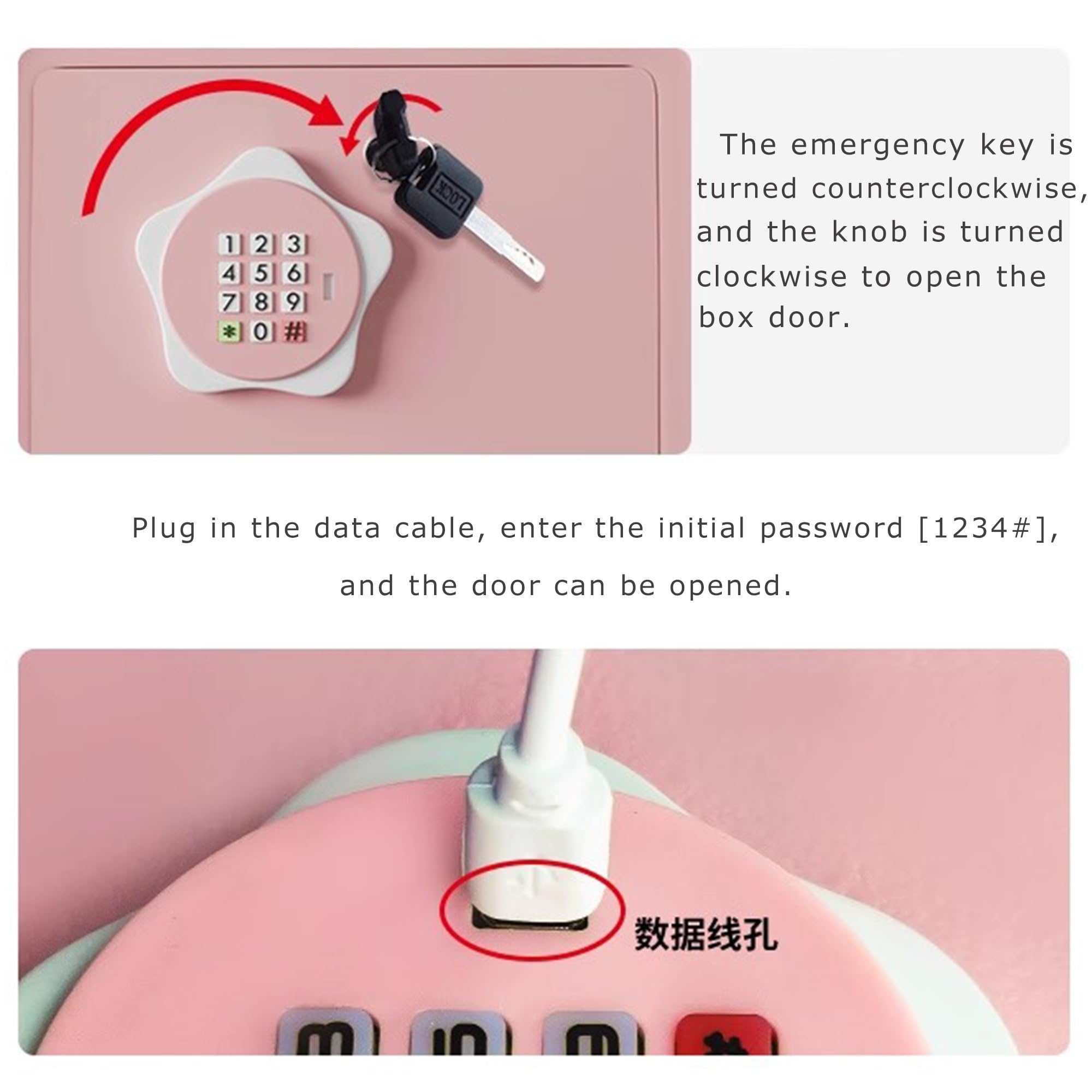 Amazon.co.jp: 鍵付き貯金箱パーソナライズされた貯金箱は男の子と