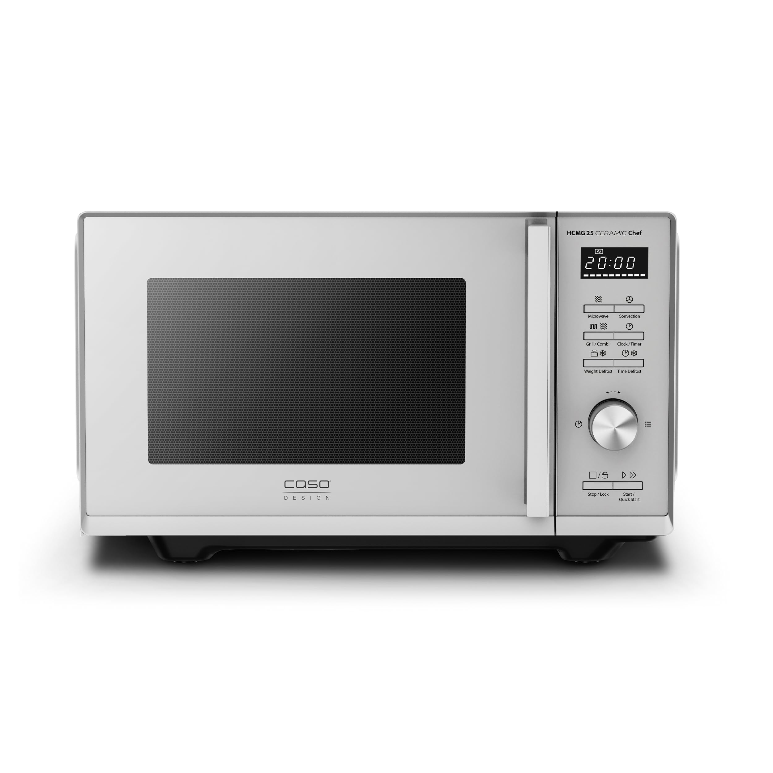 Caso Mikrowelle 3355 HCMG 25 Ceramic Chef, Grill, Heißluft, Mikrowelle, 25 l, 3355 HCMG 25 Ceramic Chef