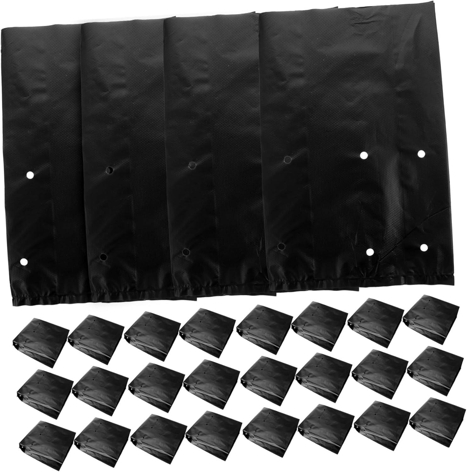 POPETPOP 100pcs Thickened Pe Planting Bags for Fruit Trees and Bonsai Nutrient-Infused Grow Pouches for Gardening for Vegetables Flowers