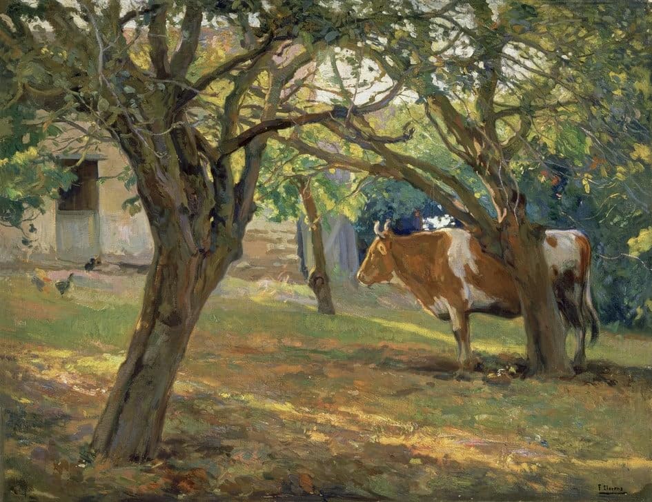 Art mural peinture le Jardin de Lord Juan, affiche de collection Francisco Llorens Diaz 60x90