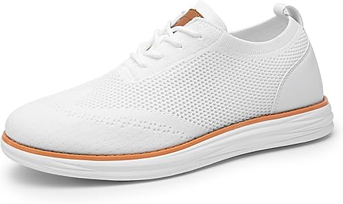 Bruno Marc Zapatillas de malla para hombre Oxfords ligeras
